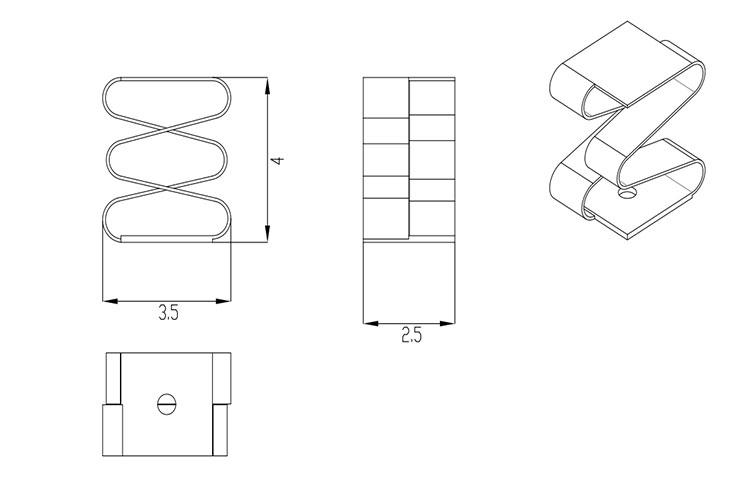 SMD彈片易密斯廠家60余款鍍金彈片供您選擇